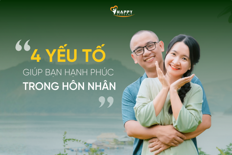 4 yếu tố giúp hôn nhân hạnh phúc bền vững từ sự bình an nội tại.